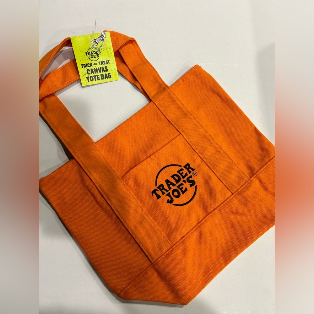 Trader Joe’s Mini Canvas Tote Bag Trick or Treat … - image 1
